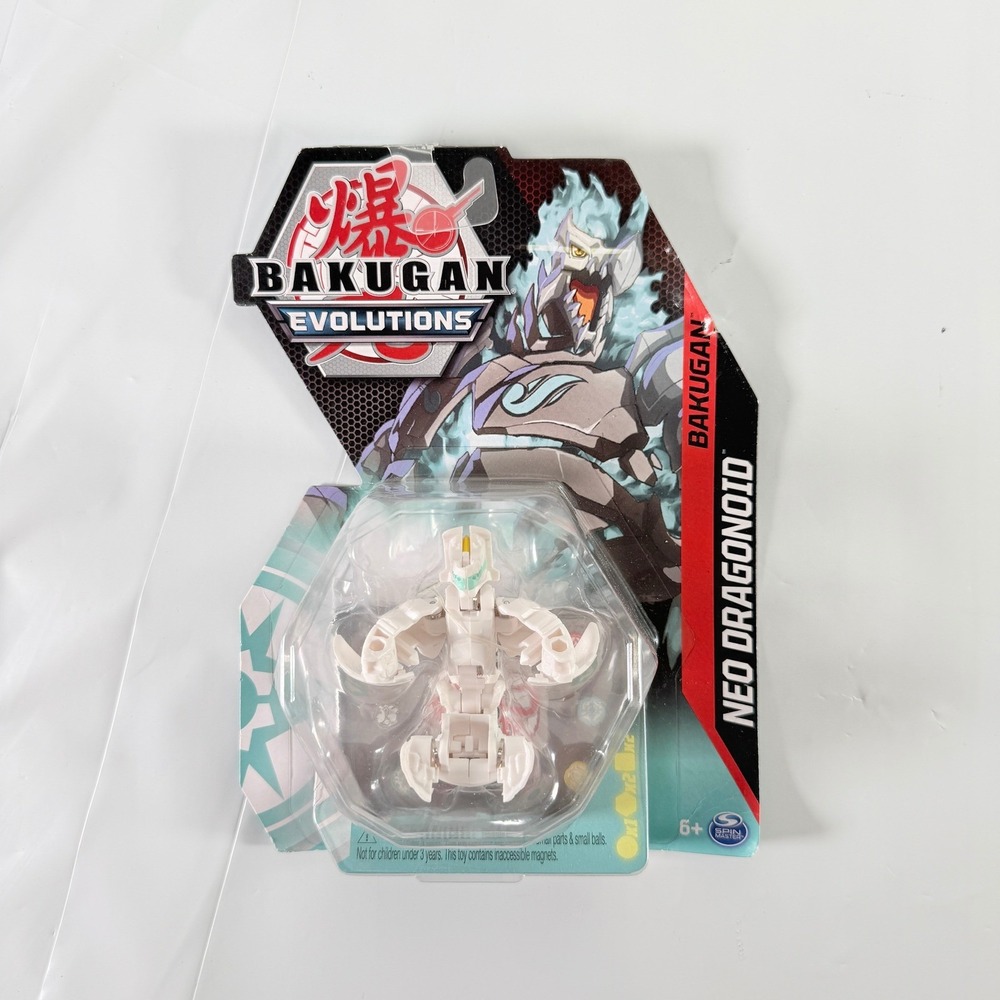 Bakugan Evolutions Neo Dragonoid Haos White Action Figure Single Pack